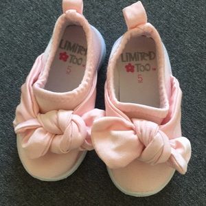 Never worn pink toddler sneakers